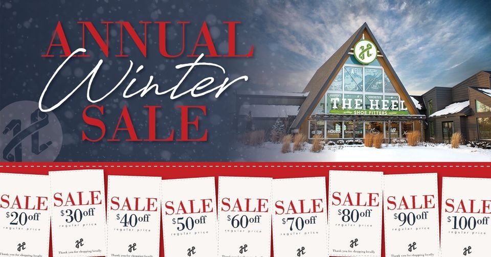 The Heel Shoe Fitters Annual Winter Sale