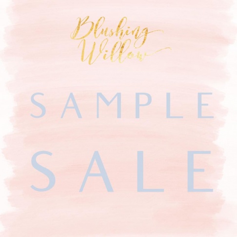 Blushing Willow Bridal Boutique Sample Sale
