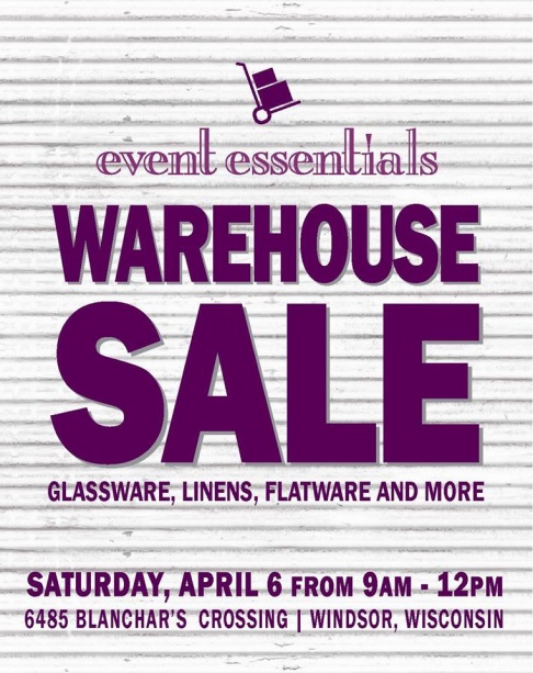 Event Essentials Warehouse Sale