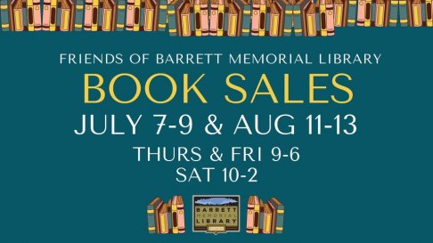 Barrett Memorial Library Book Sale