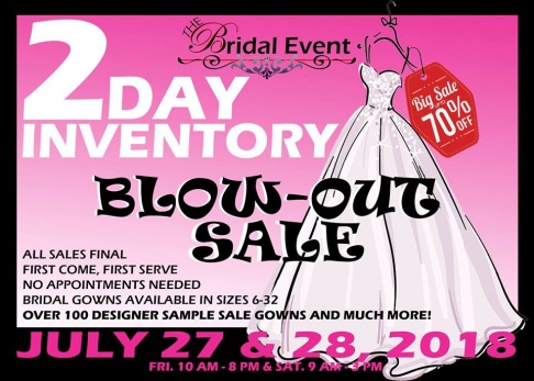The Bridal Event Sample Sale