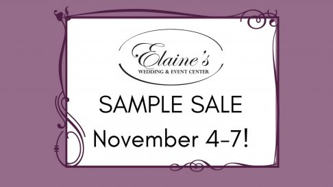 Elaine's Bridal Sample Sale