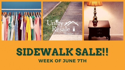 Unity Resale Shoppe Sidewalk Sale