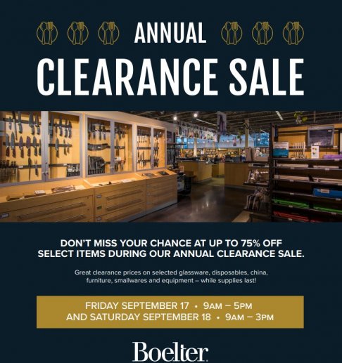 Boelter Superstore Clearance SALE