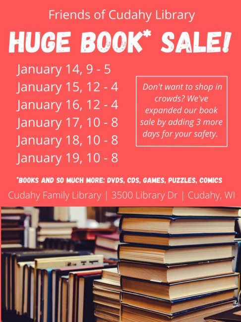 Cudahy Family Library Huge Book Sale