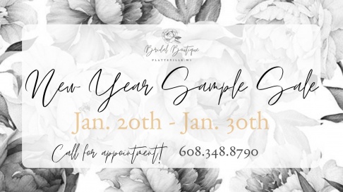 A & M Bridal Boutique New Year Sample Sale